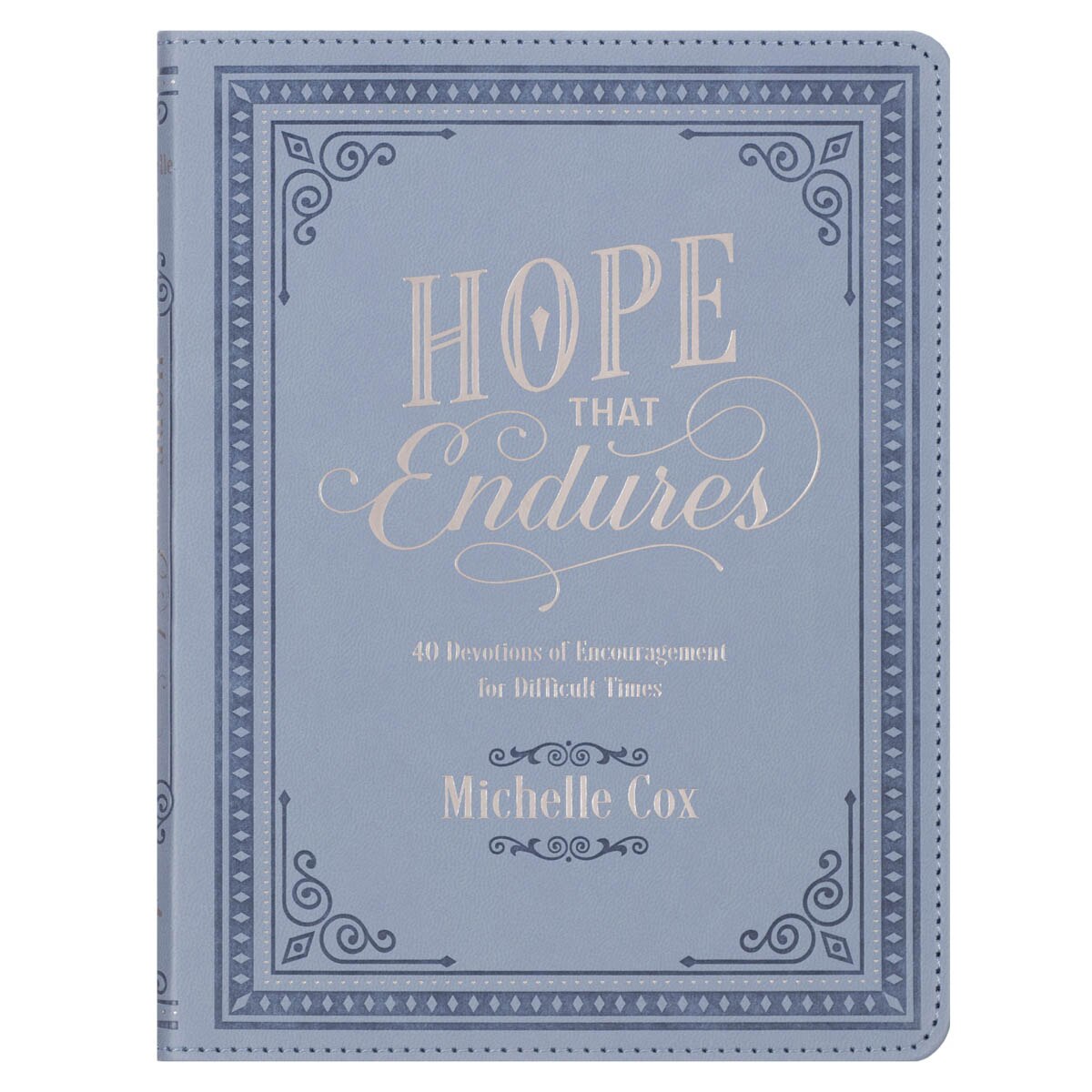 Hope That Endures Blue Faux Leather Devotional by Christian Art Gifts