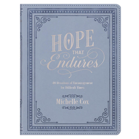 Hope That Endures Blue Faux Leather Devotional by Christian Art Gifts