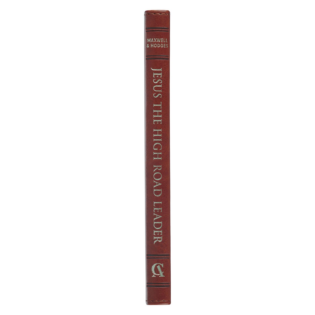 Jesus the High Road Leader Chestnut Brown Faux Leather Gift Book by Christian Art Gifts, product view 7
