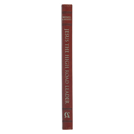 Jesus the High Road Leader Chestnut Brown Faux Leather Gift Book by Christian Art Gifts, product view 7