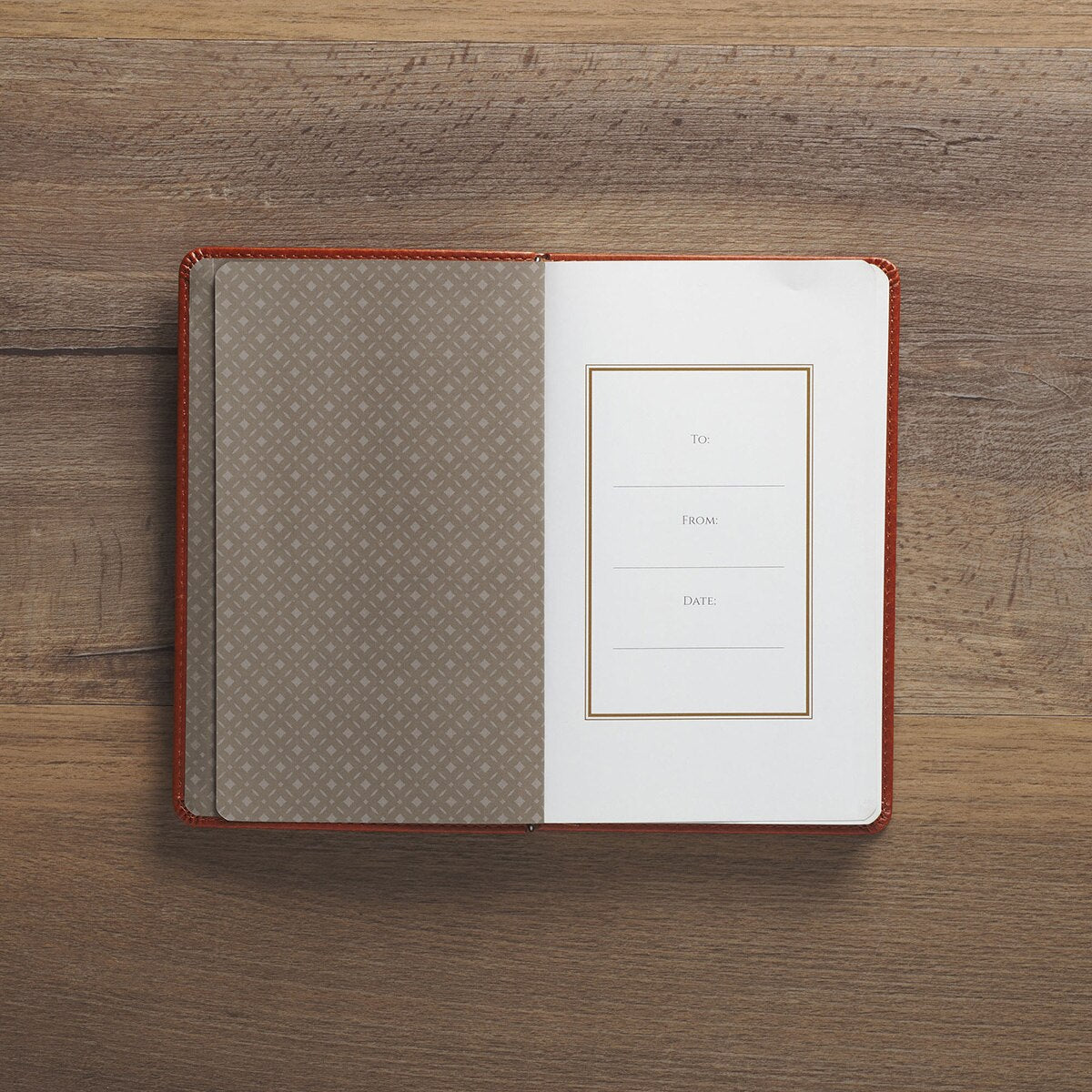 Jesus the High Road Leader Chestnut Brown Faux Leather Gift Book by Christian Art Gifts, product view 3