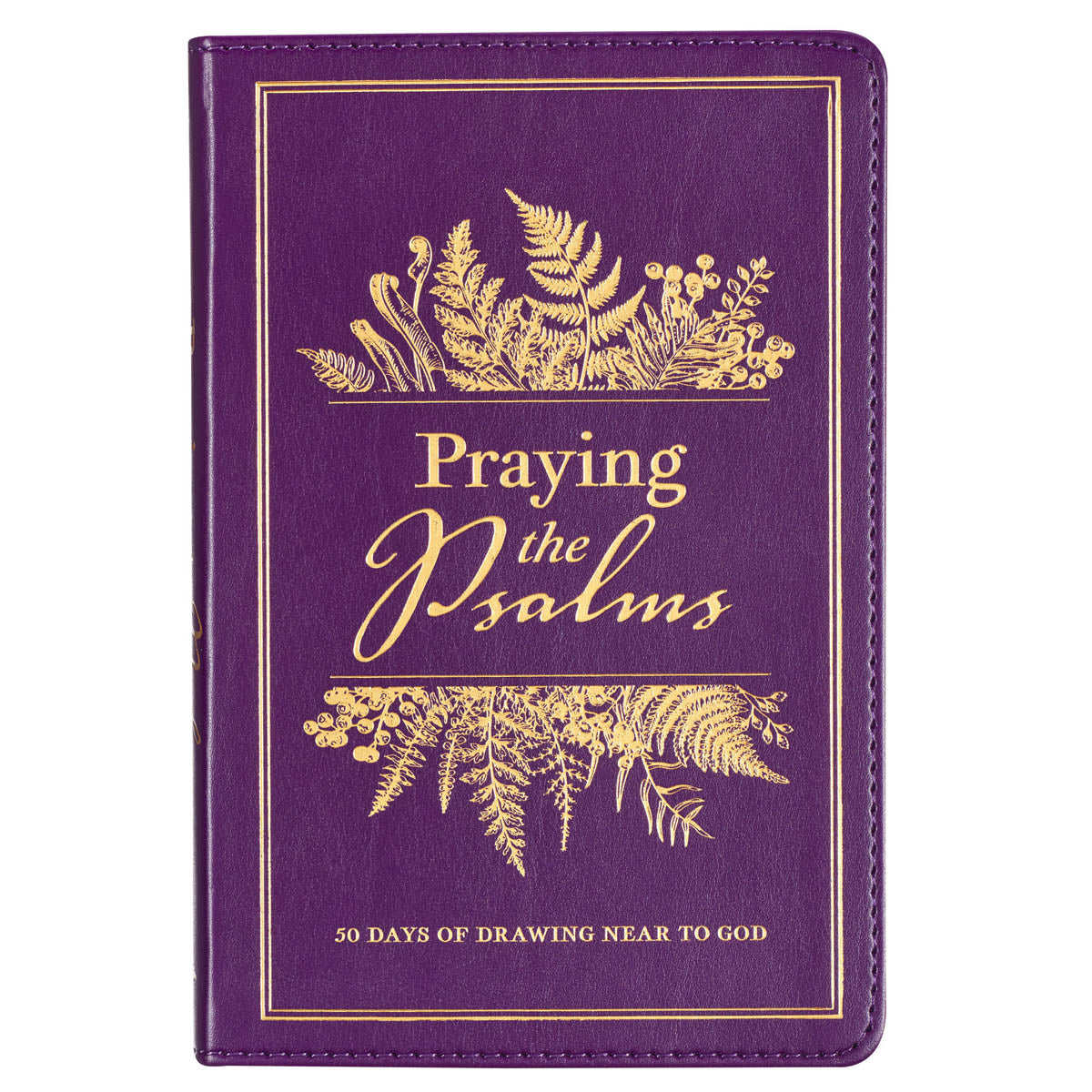 Praying the Psalms Purple Faux Leather Prayer Book by Christian Art Gifts