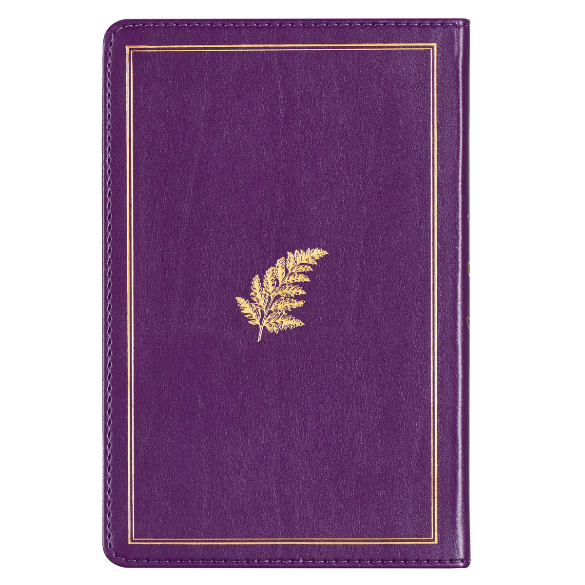 Praying the Psalms Purple Faux Leather Prayer Book by Christian Art Gifts, product view 5