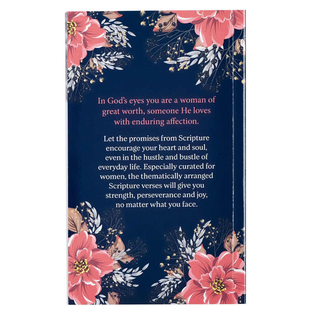 Promises from the Word for Women Pink Floral Gift Book by Christian Art Gifts, product view 4