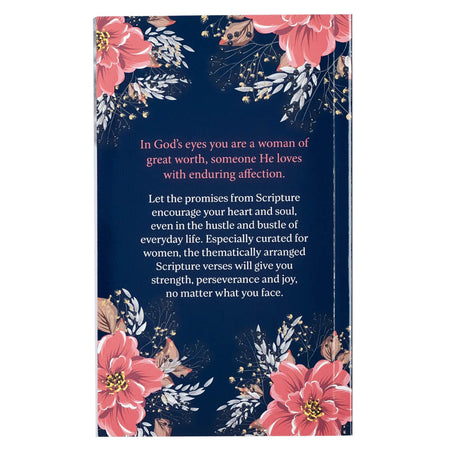 Promises from the Word for Women Pink Floral Gift Book by Christian Art Gifts, product view 4