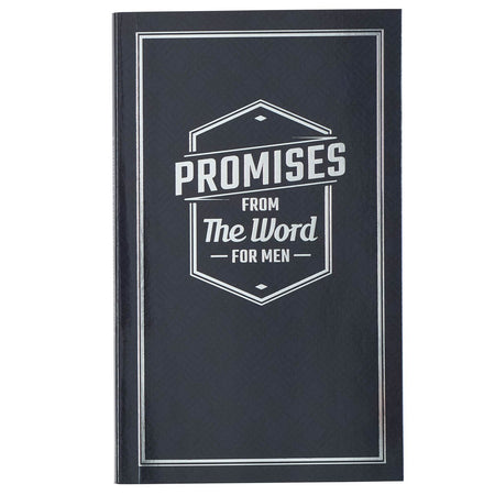 Promises from the Word for Men Indigo Blue Gift Book by Christian Art Gifts