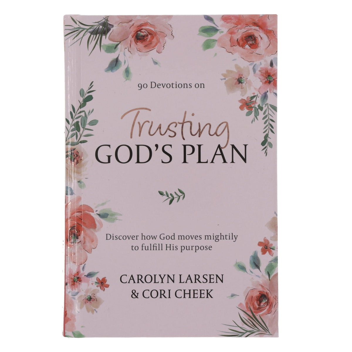 Trusting in God's Plan Pink Hardcover 90-Day Devotional by Christian Art Gifts