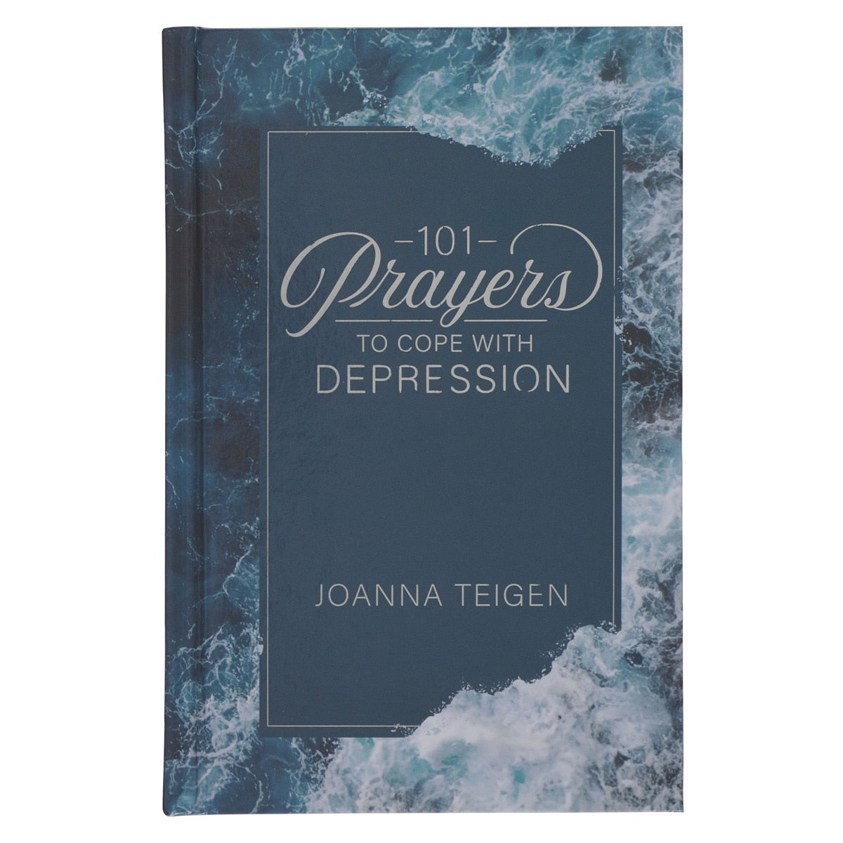 101 Prayers for Depression Blue Hardcover Prayer Book by Christian Art Gifts