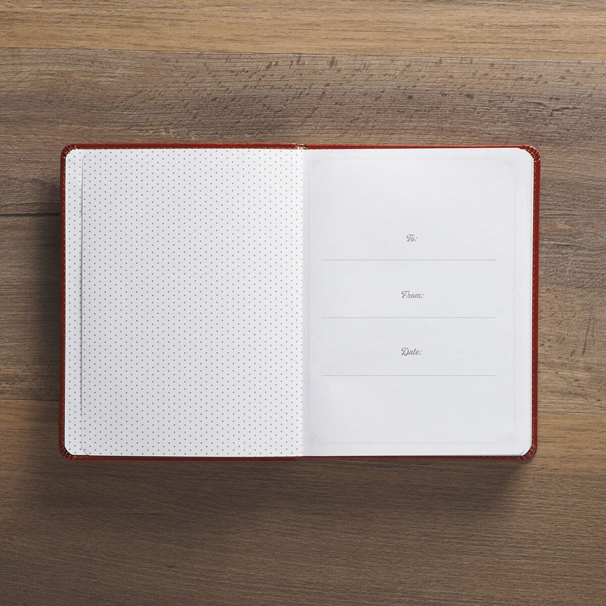 199 Prayers for My Wife Saddle Tan Faux Leather Prayer and Journaling Guide by Christian Art Gifts, product view 3