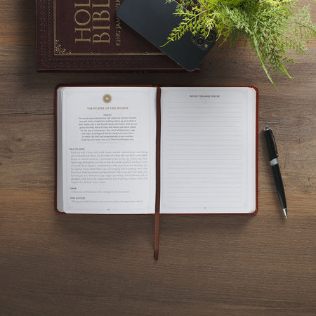 199 Prayers for My Wife Saddle Tan Faux Leather Prayer and Journaling Guide by Christian Art Gifts, product view 4