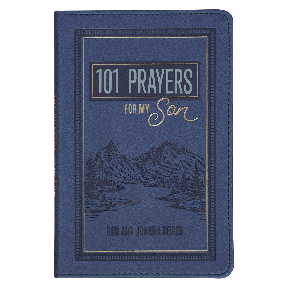101 Prayers for My Son Blue Faux Leather Prayer Book by Christian Art Gifts