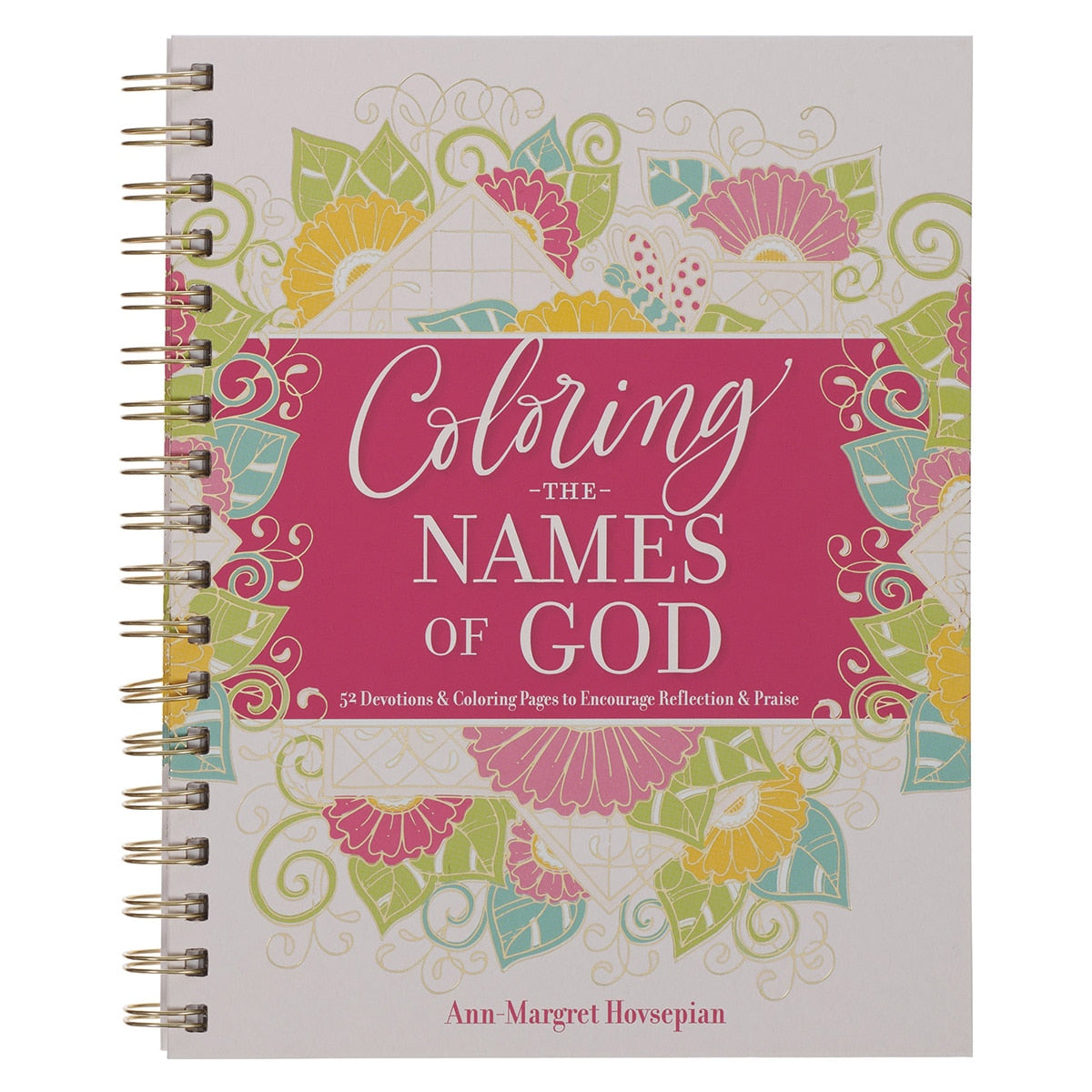 Coloring the Names of God Coloring Devotional by Christian Art Gifts