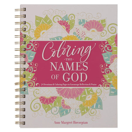 Coloring the Names of God Coloring Devotional by Christian Art Gifts