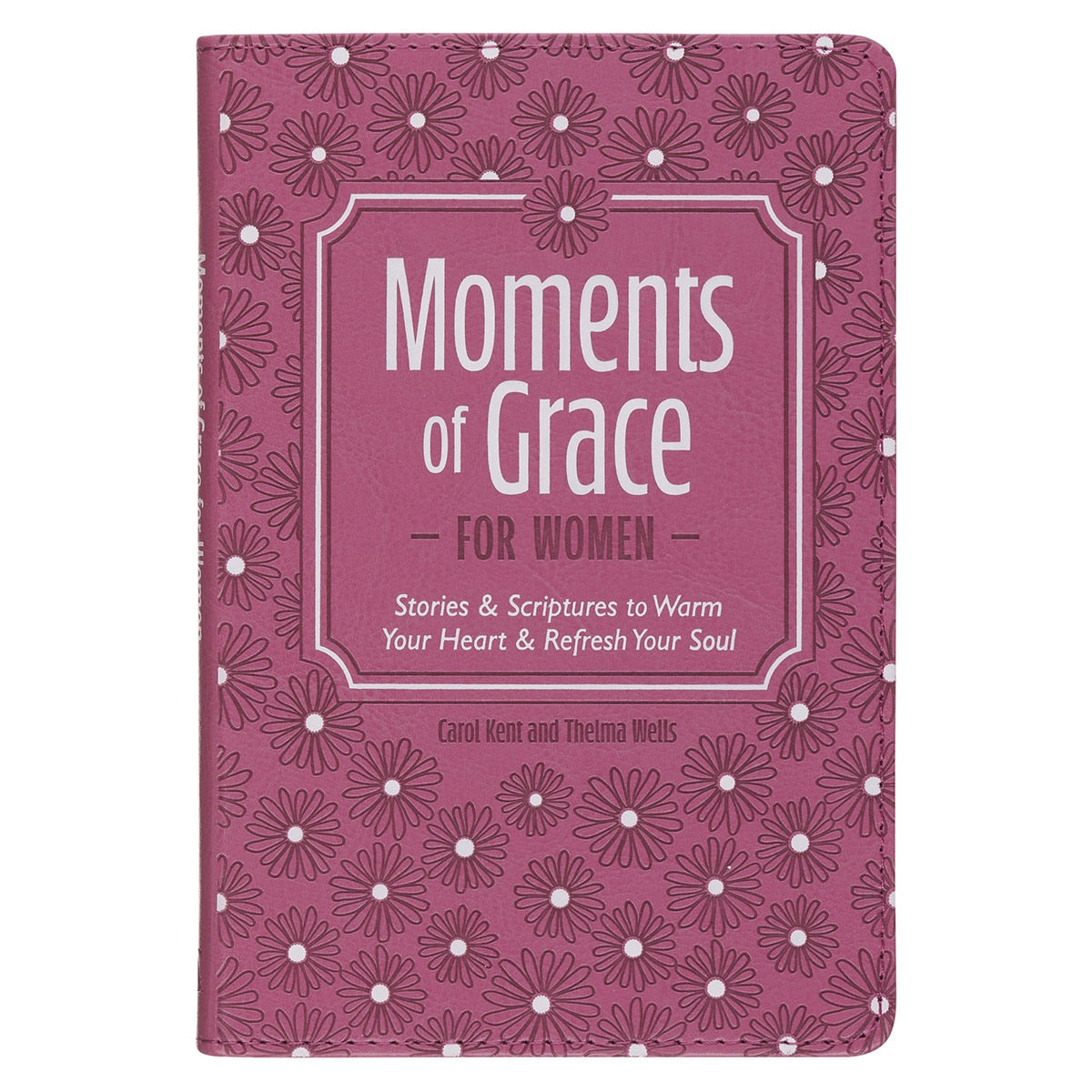 Moments of Grace for Women: Stories and Scriptures Mauve Faux Leather Gift Book by Christian Art Gifts