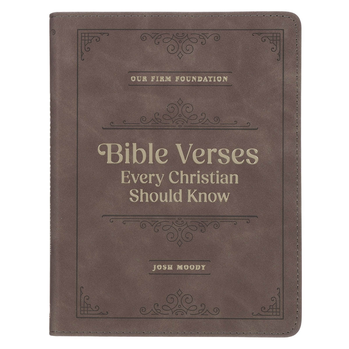 Bible Verses Every Christian Should Know Brown Faux Leather Devotional by Christian Art Gifts