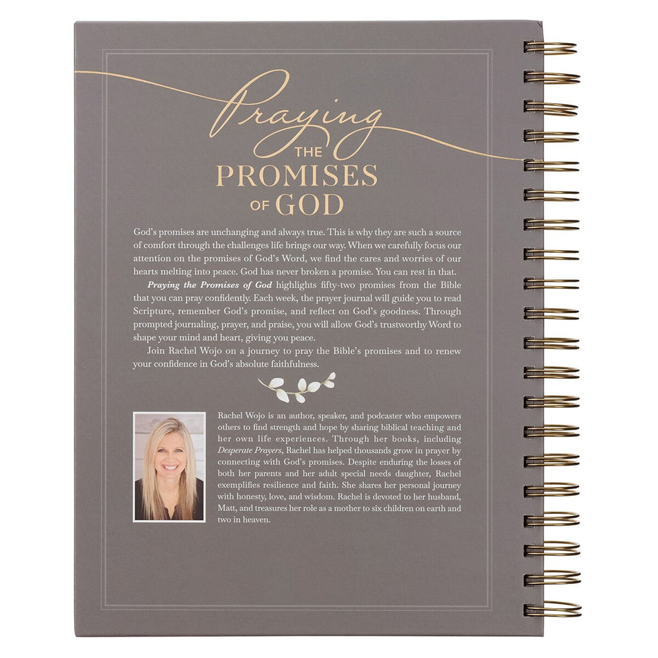 Praying the Promises of God: A 52-Week Guided Spiral Prayer Journal by Christian Art Gifts, product view 2
