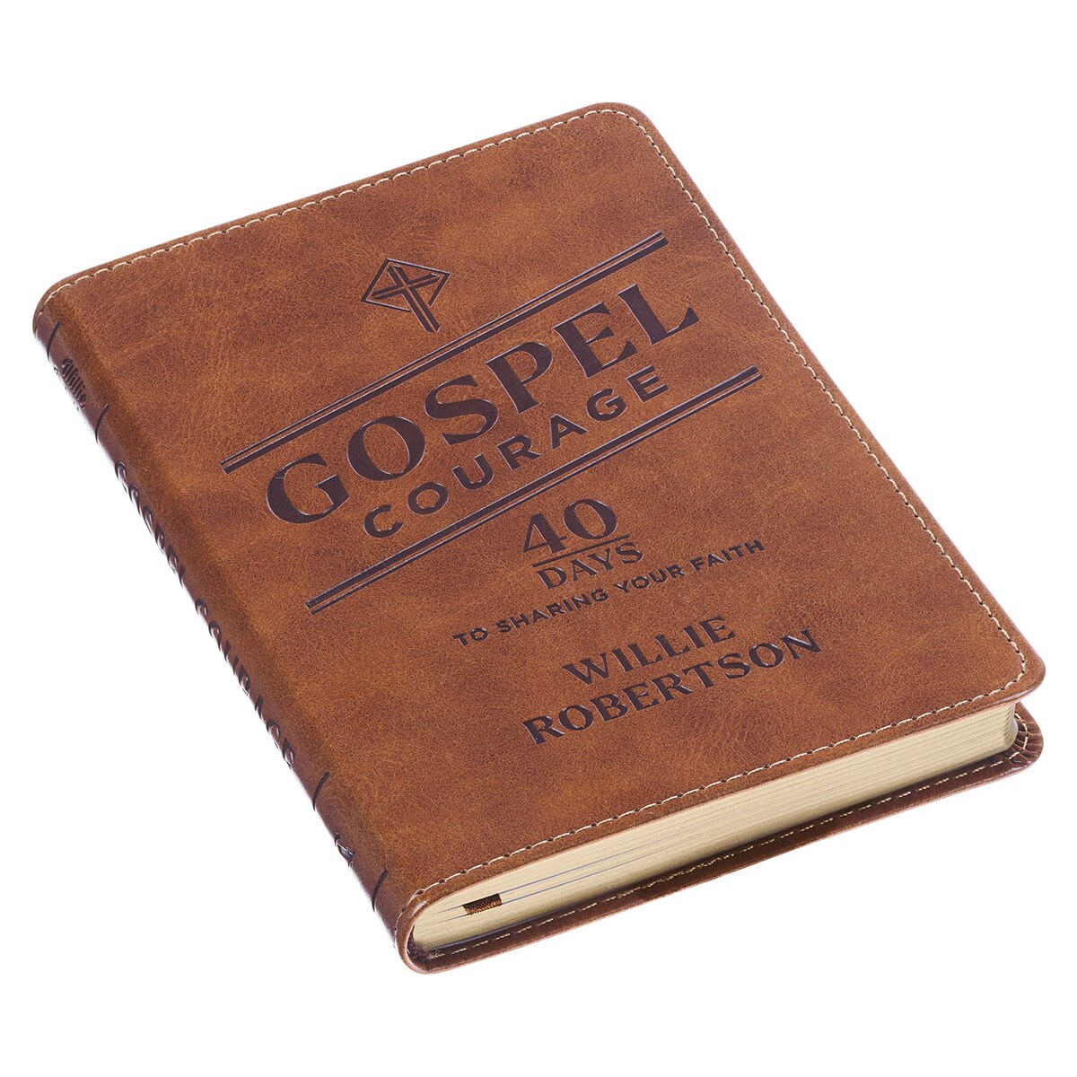 Gospel Courage: 40 Days to Sharing Your Faith Tawny Brown Devotional by Christian Art Gifts, product view 2