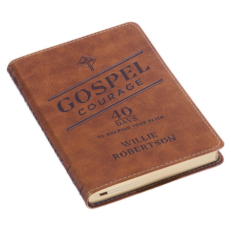 Gospel Courage: 40 Days to Sharing Your Faith Tawny Brown Devotional by Christian Art Gifts, product view 2