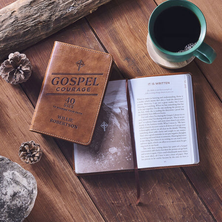 Gospel Courage: 40 Days to Sharing Your Faith Tawny Brown Devotional by Christian Art Gifts, product view 3