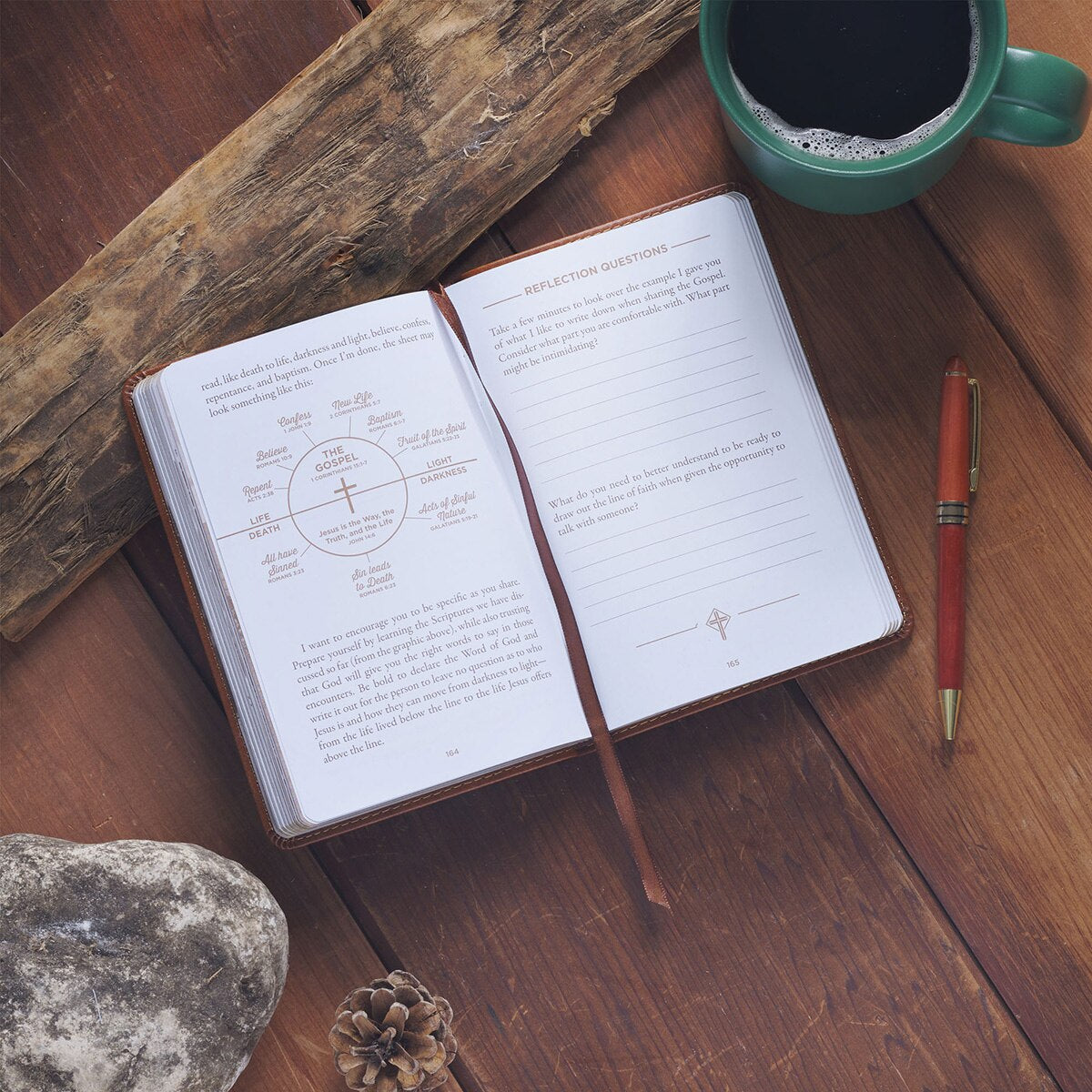 Gospel Courage: 40 Days to Sharing Your Faith Tawny Brown Devotional by Christian Art Gifts, product view 5