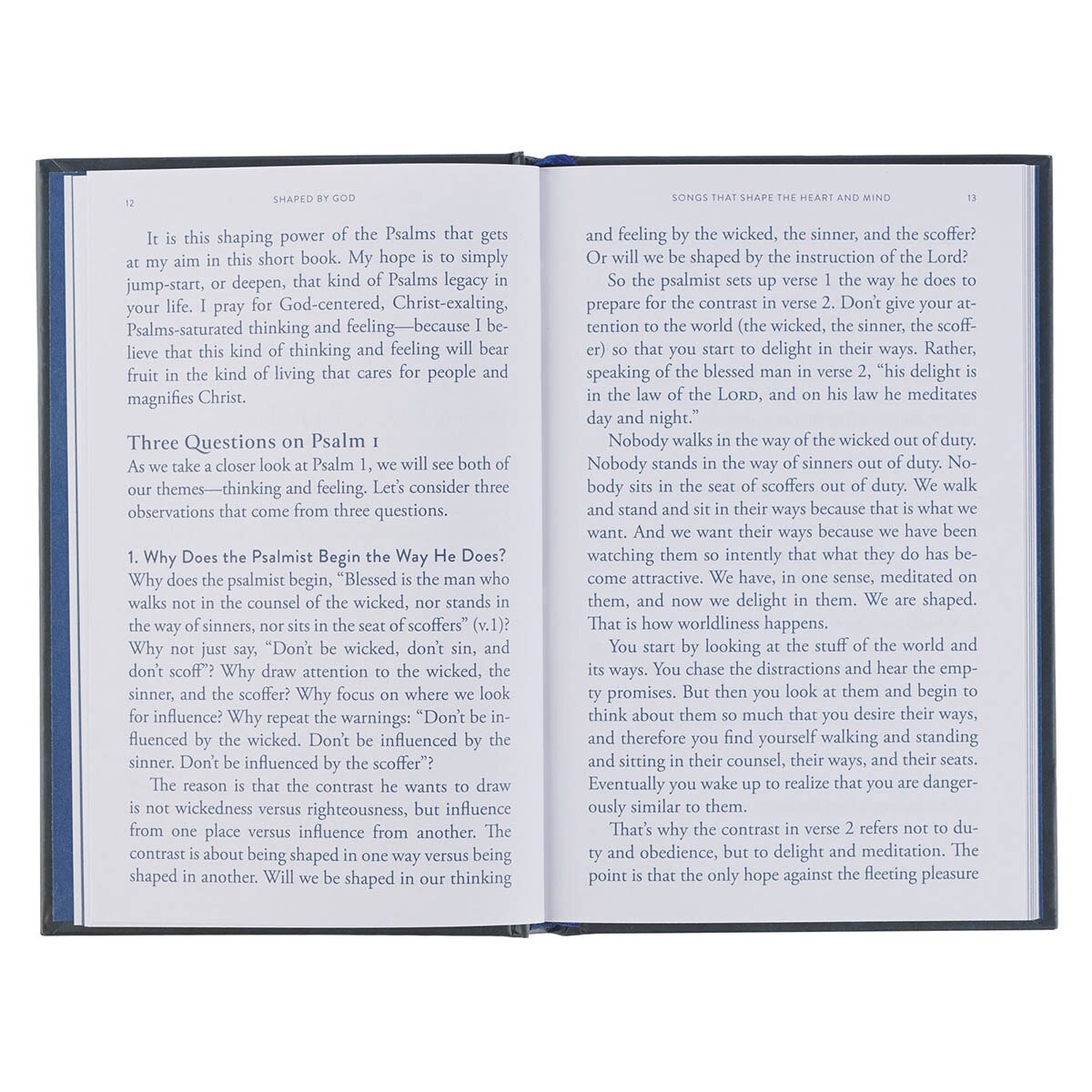Shaped by God Blue Hardcover Gift Book by Christian Art Gifts, product view 7