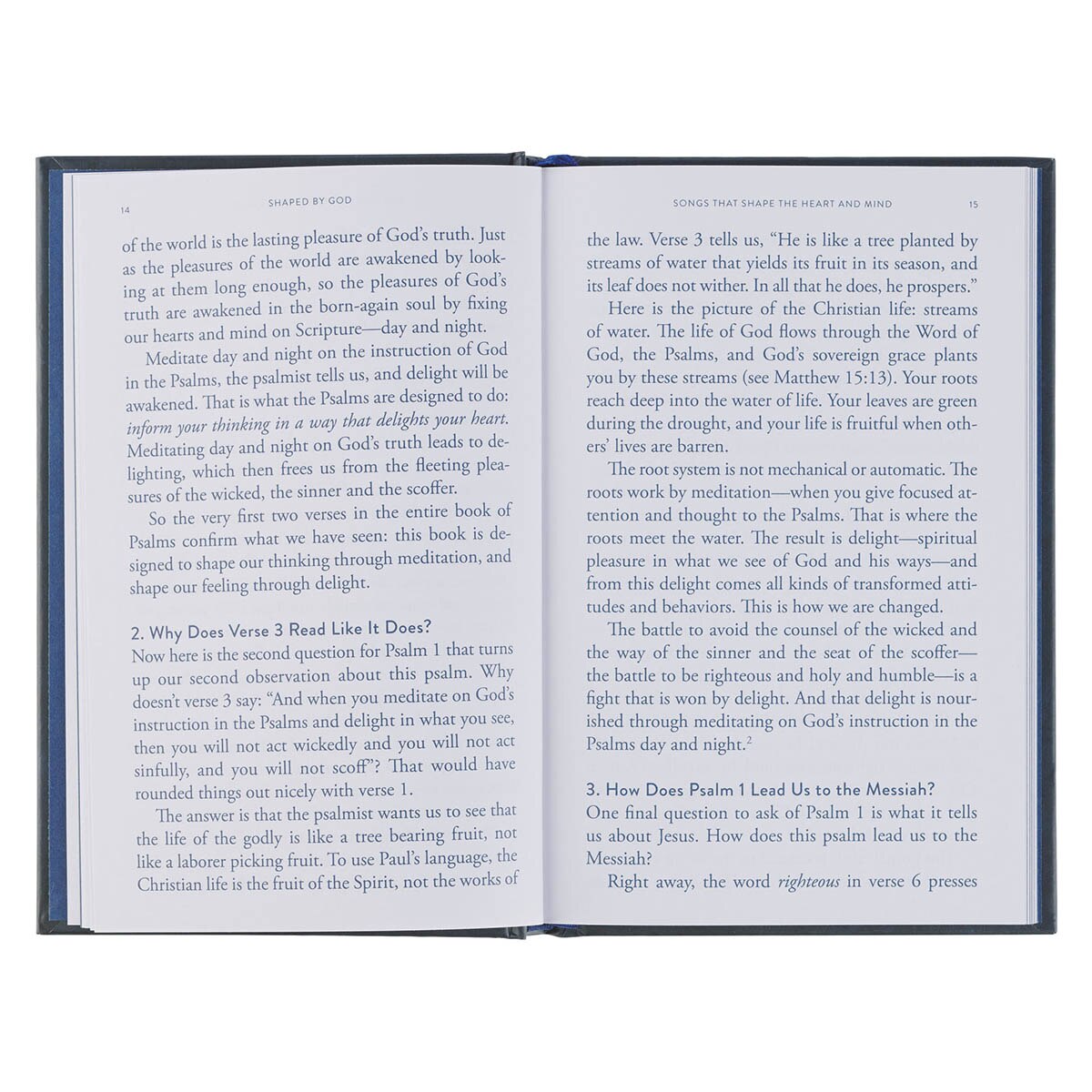 Shaped by God Blue Hardcover Gift Book by Christian Art Gifts, product view 11