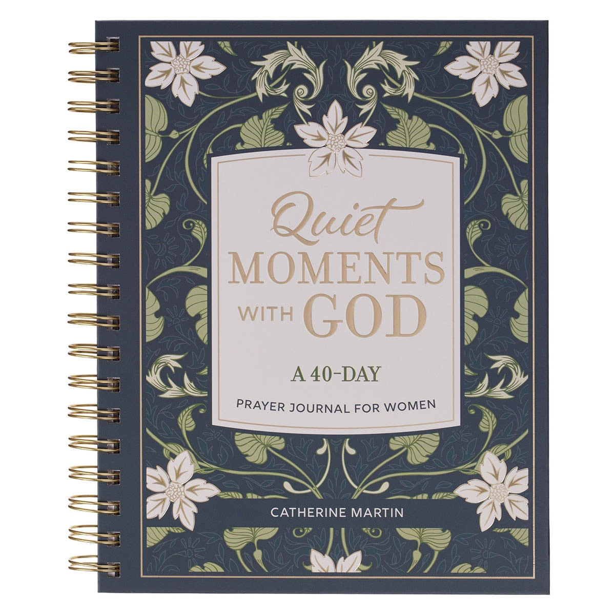 Quiet Moments with God: A 40-Day Spiral-bound Prayer Journal for Women by Christian Art Gifts