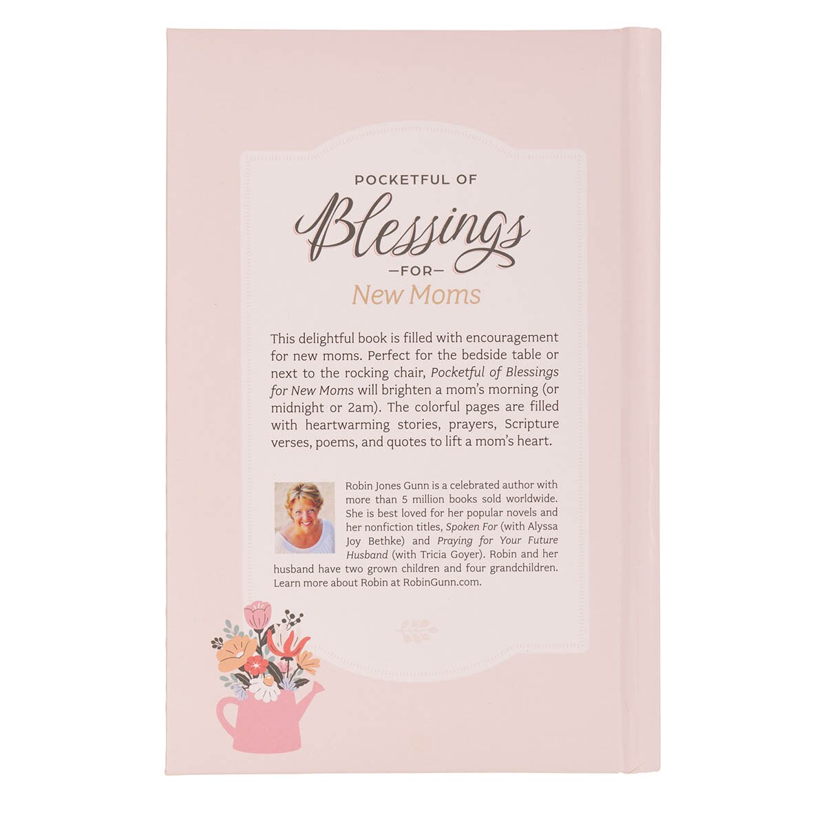 Pocketful of Blessings for New Moms Pink Hardcover Gift Book by Christian Art Gifts, product view 2