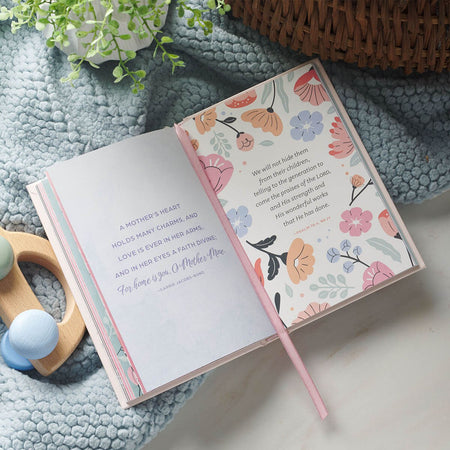 Pocketful of Blessings for New Moms Pink Hardcover Gift Book by Christian Art Gifts, product view 7