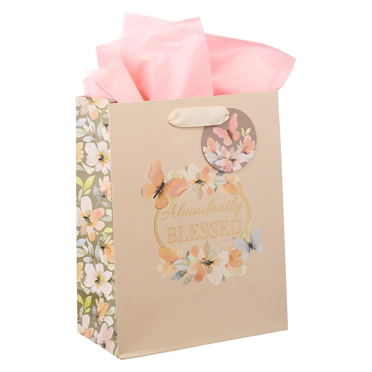 Abundantly Blessed Medium Gift Bag - Deuteronomy 7:13 by Christian Art Gifts, product view 5