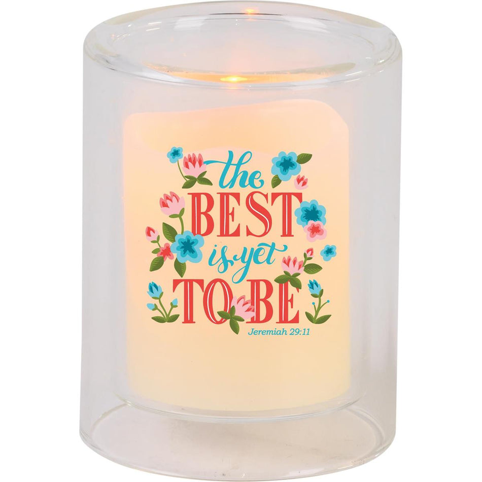Candleholder Votive The Best Is Jet by Dicksons