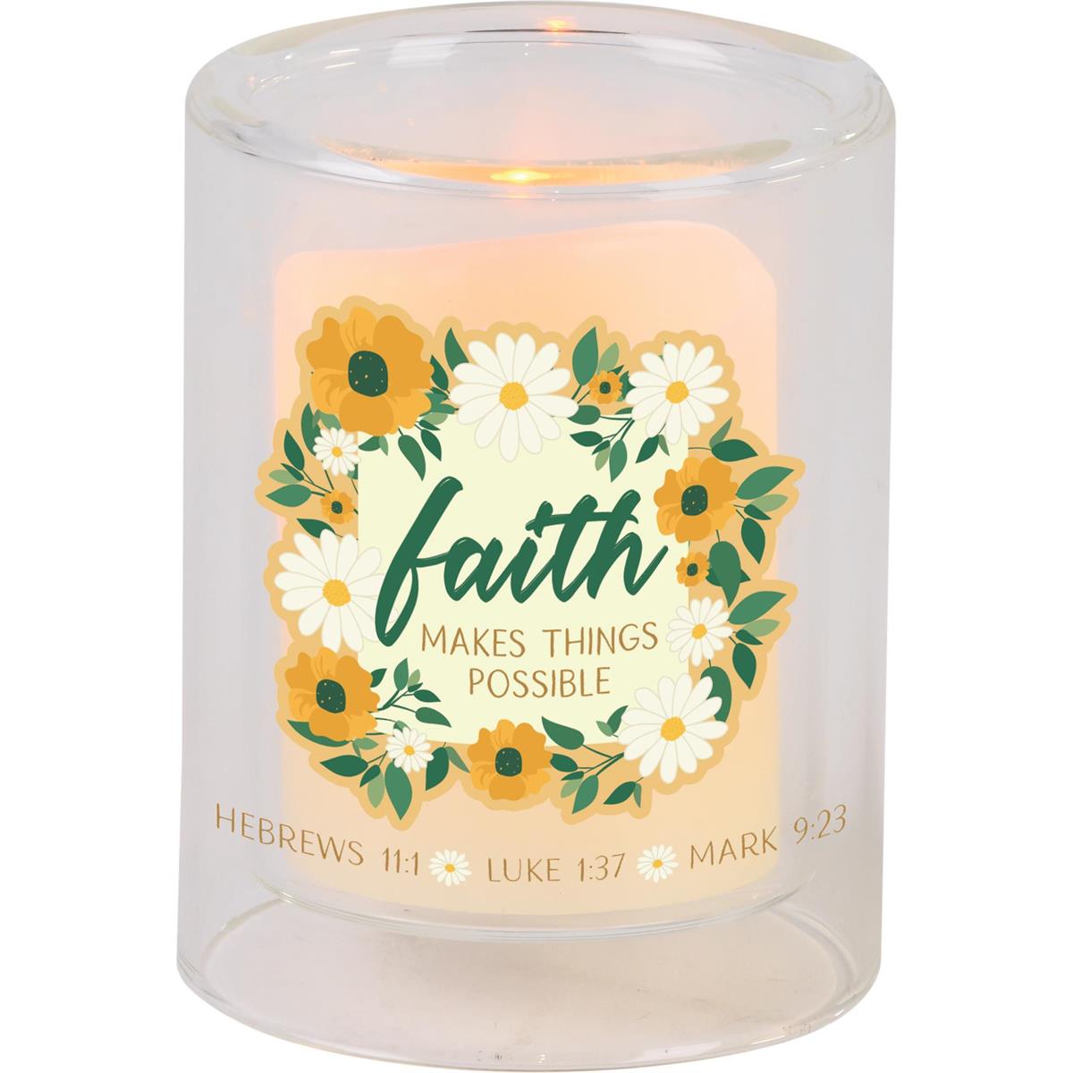 Candleholder Votive Faith Makes Things by Dicksons