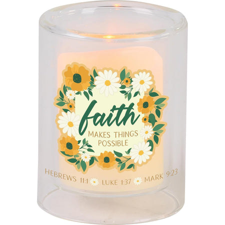Candleholder Votive Faith Makes Things by Dicksons