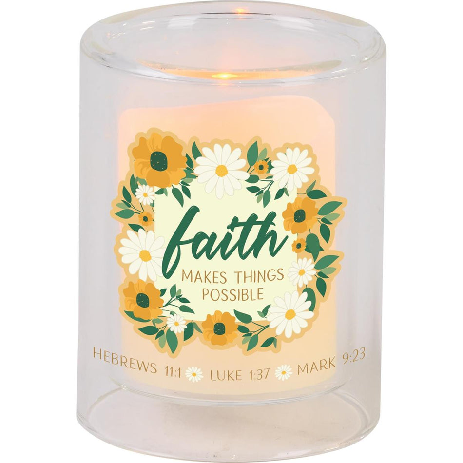Candleholder Votive Faith Makes Things by Dicksons
