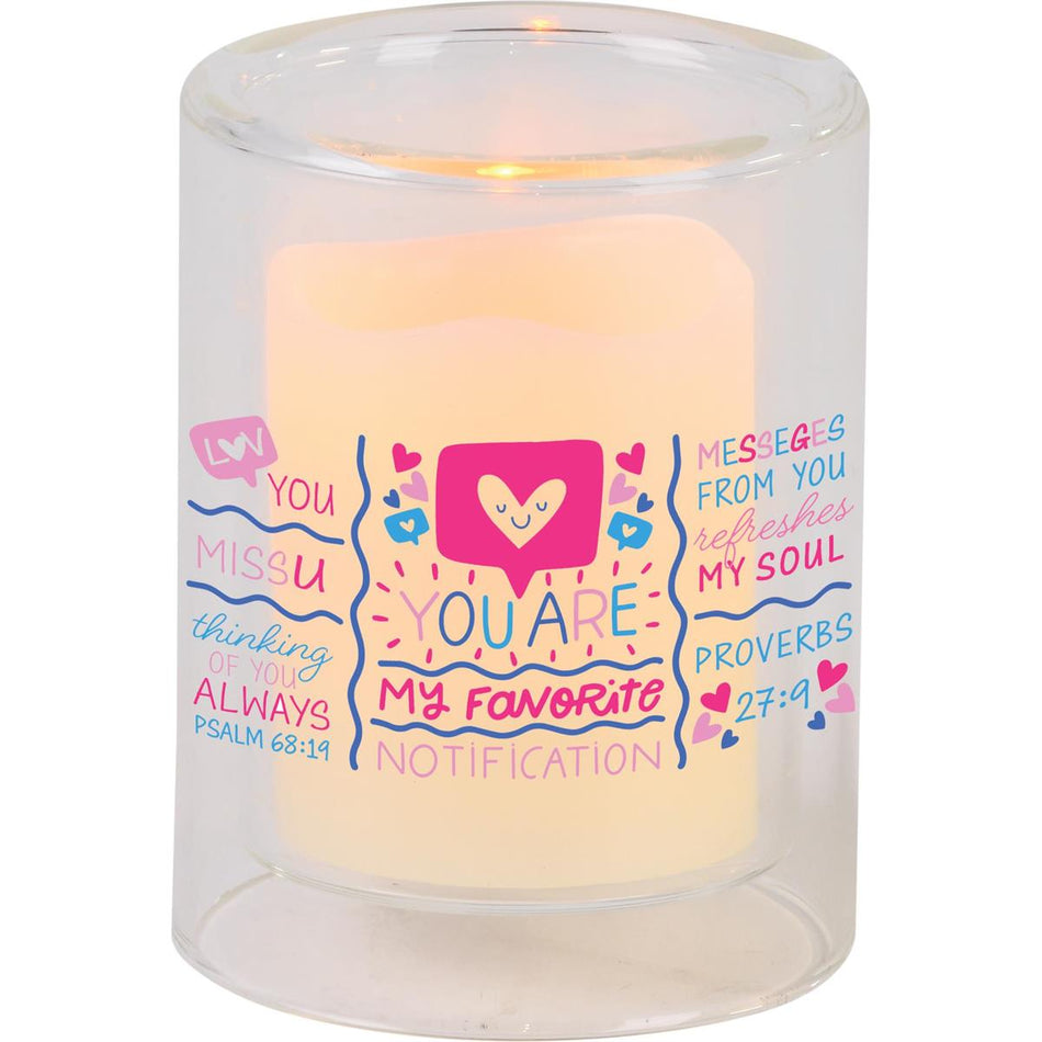 Candleholder Votive You Are My Favorite by Dicksons