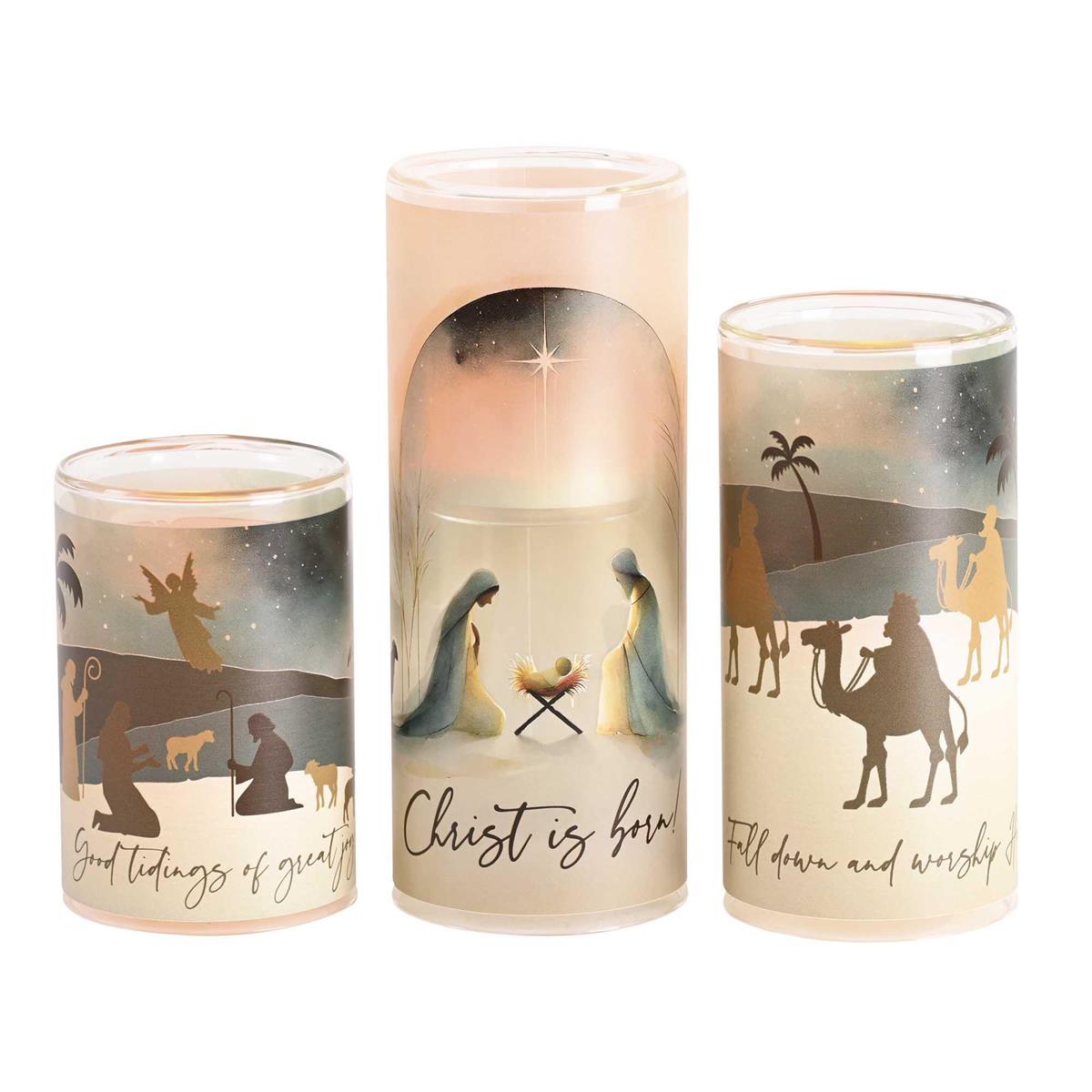 Candleholder Set Nativity (GCH-SET3S) by Dicksons