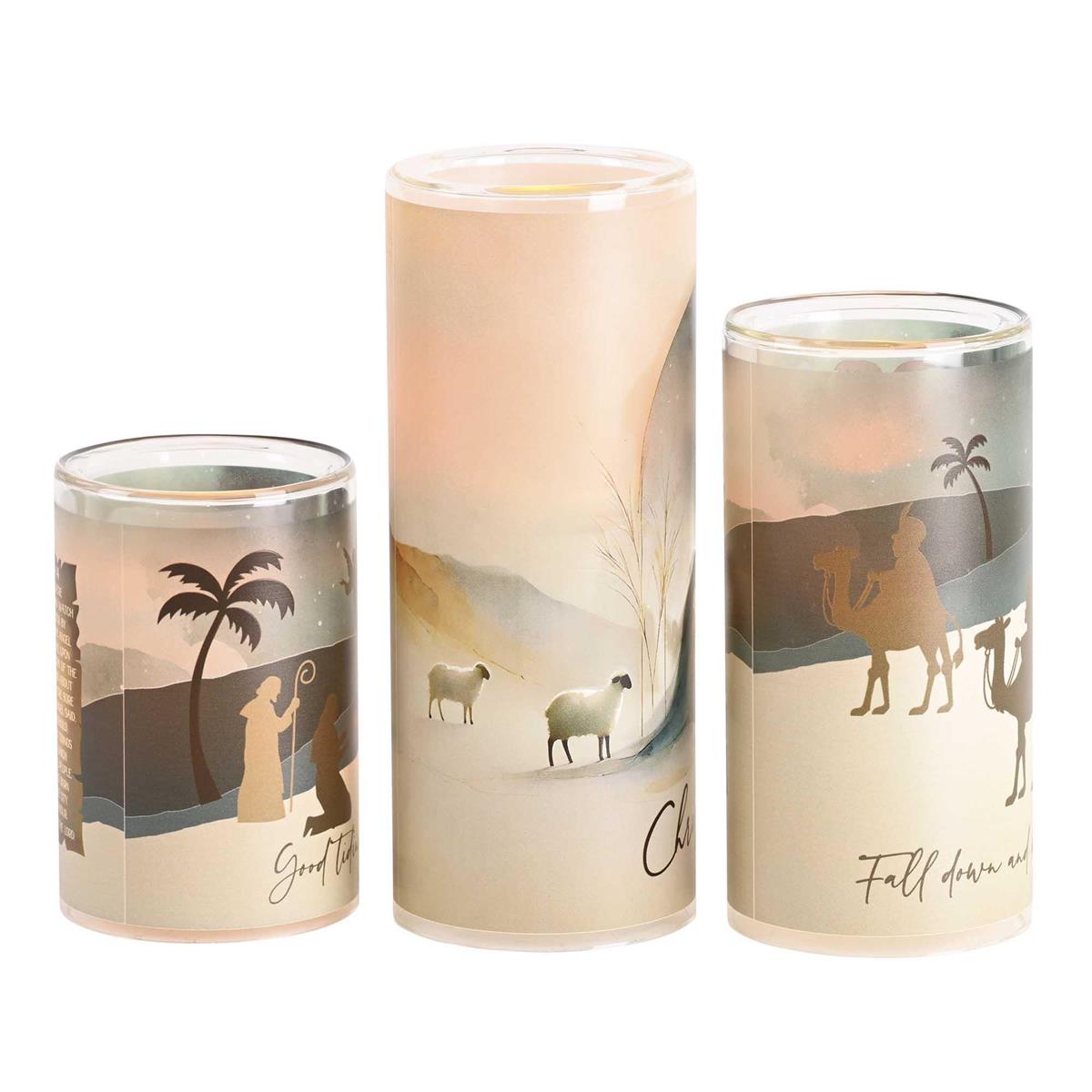 Candleholder Set Nativity (GCH-SET3S) by Dicksons, product view 2