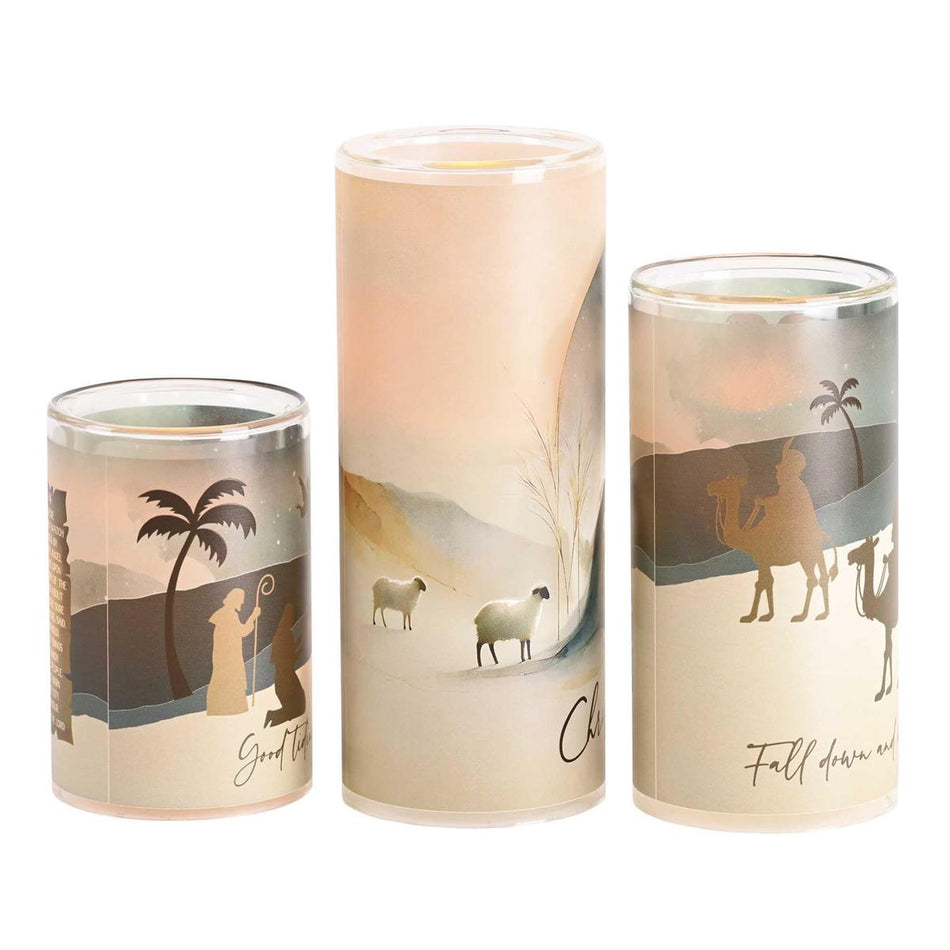 Candleholder Set Nativity (GCH-SET3S) by Dicksons, product view 2