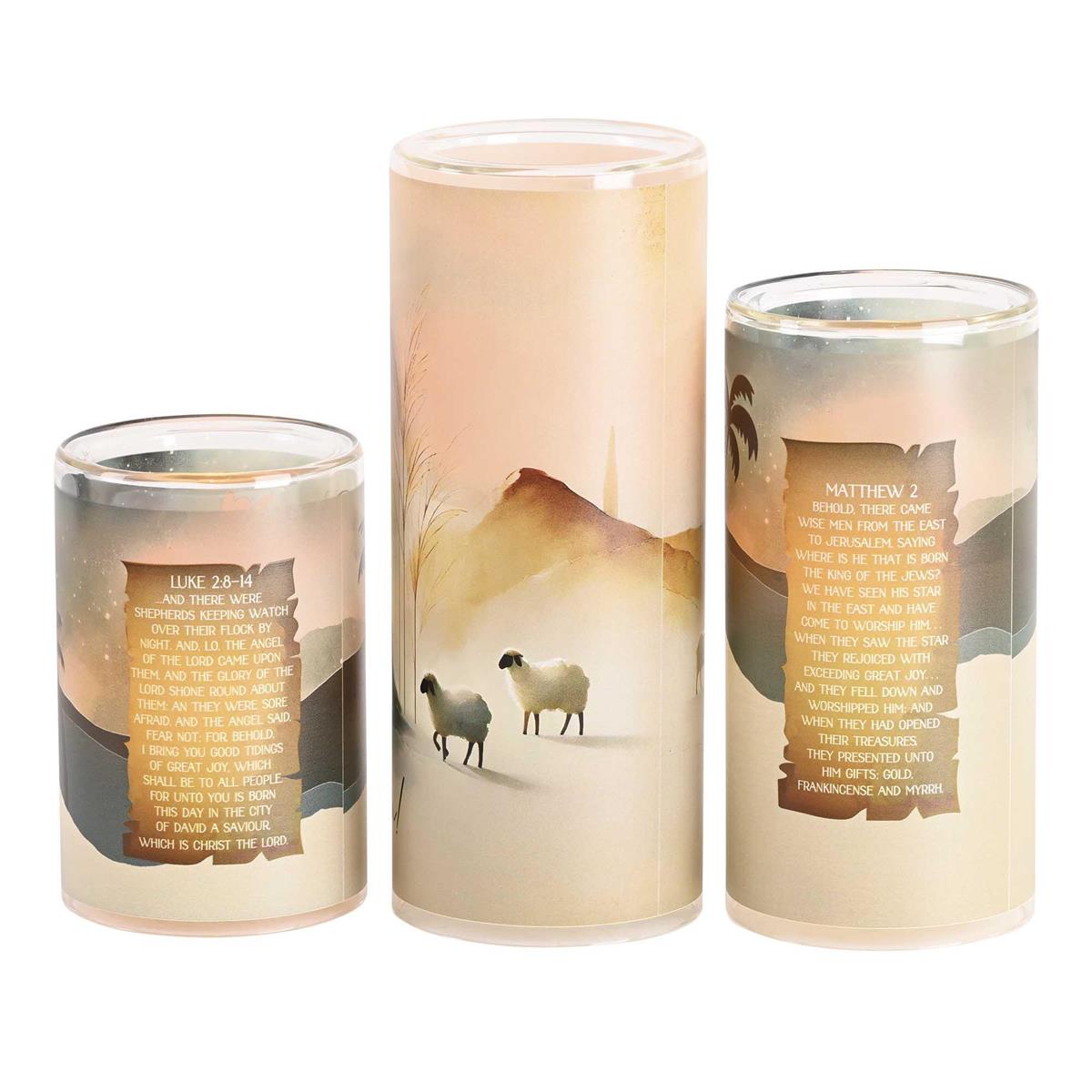 Candleholder Set Nativity (GCH-SET3S) by Dicksons, product view 3
