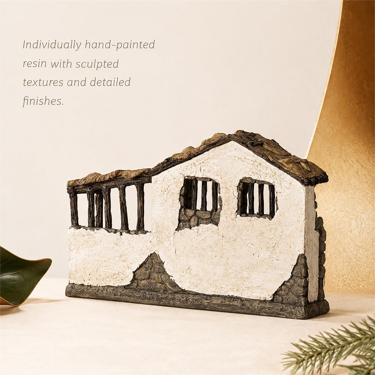 Lighted Nativity Stable for 10H Set by Dicksons, product view 4