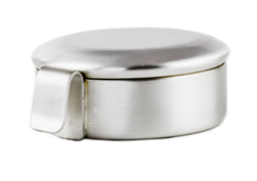 Satin Silver With Silver Amulet