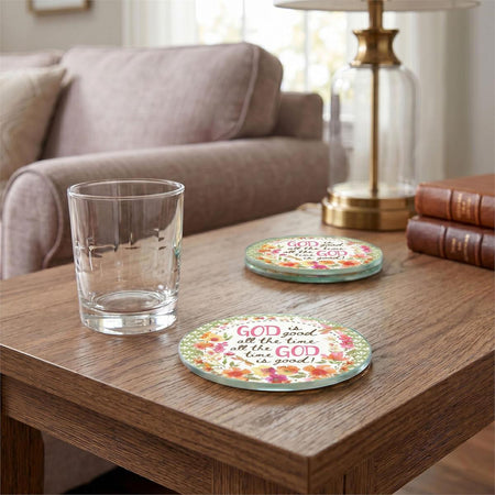 Glass Coaster God is Good All the Time by Dicksons, product view 4