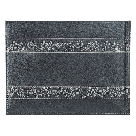 In Loving Memory Charcoal Guest Book by Christian Art Gifts, product view 5