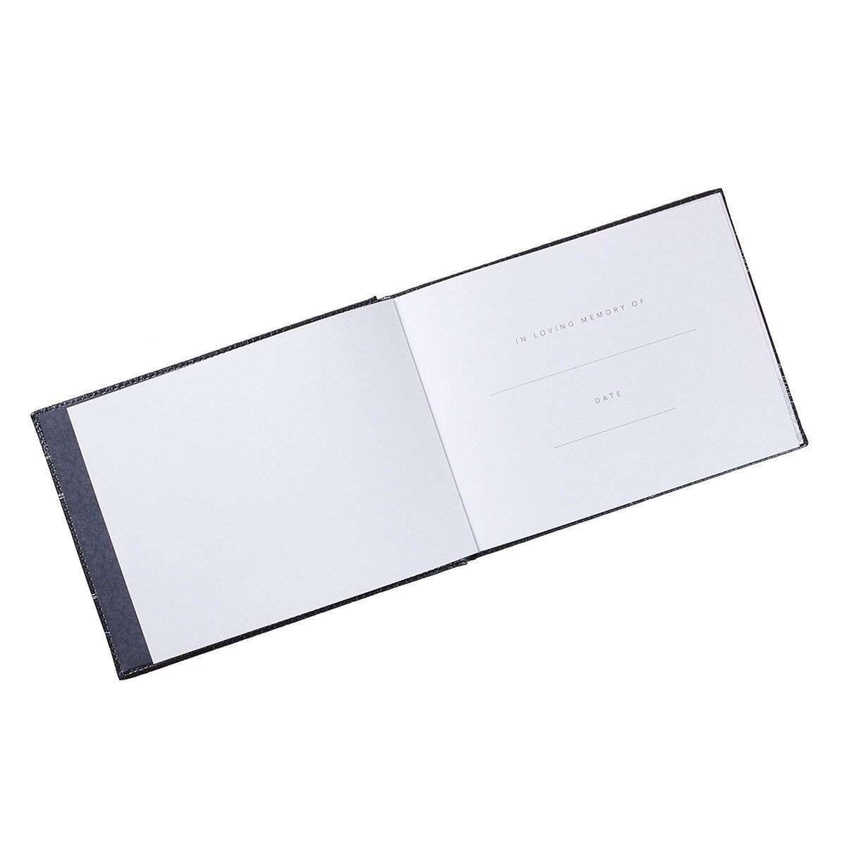 In Loving Memory Charcoal Guest Book by Christian Art Gifts, product view 2