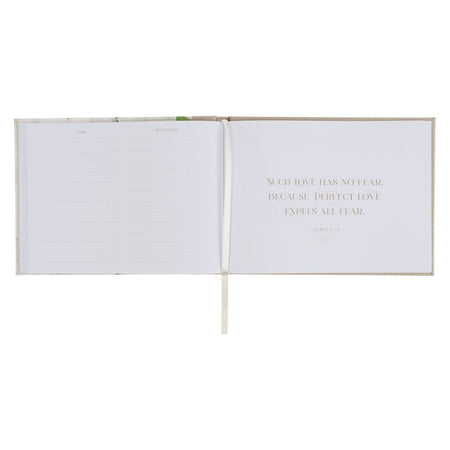 Love Ivory Faux Leather Medium Guest Book by Christian Art Gifts, product view 5