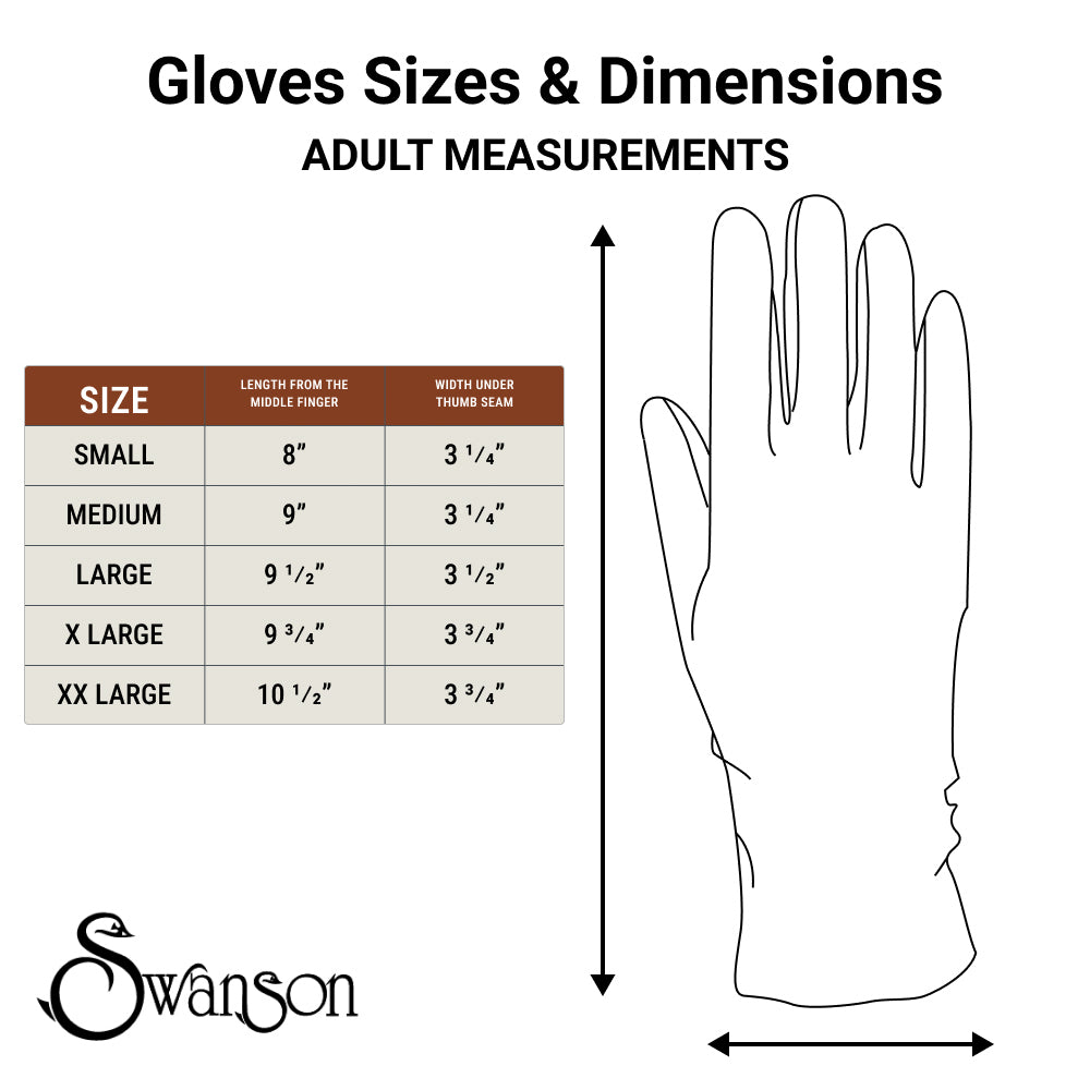 GLOVE WHITE PLAIN XL