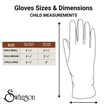 GLOVE WHITE PLAIN CHILD L
