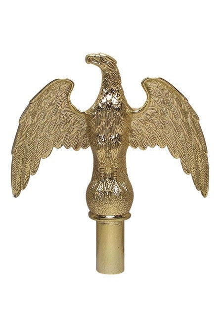 7" Gold ABS Plastic Eagle Ornament for Indoor Flagpoles