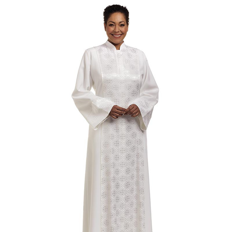 Abigail Pulpit Robe -White