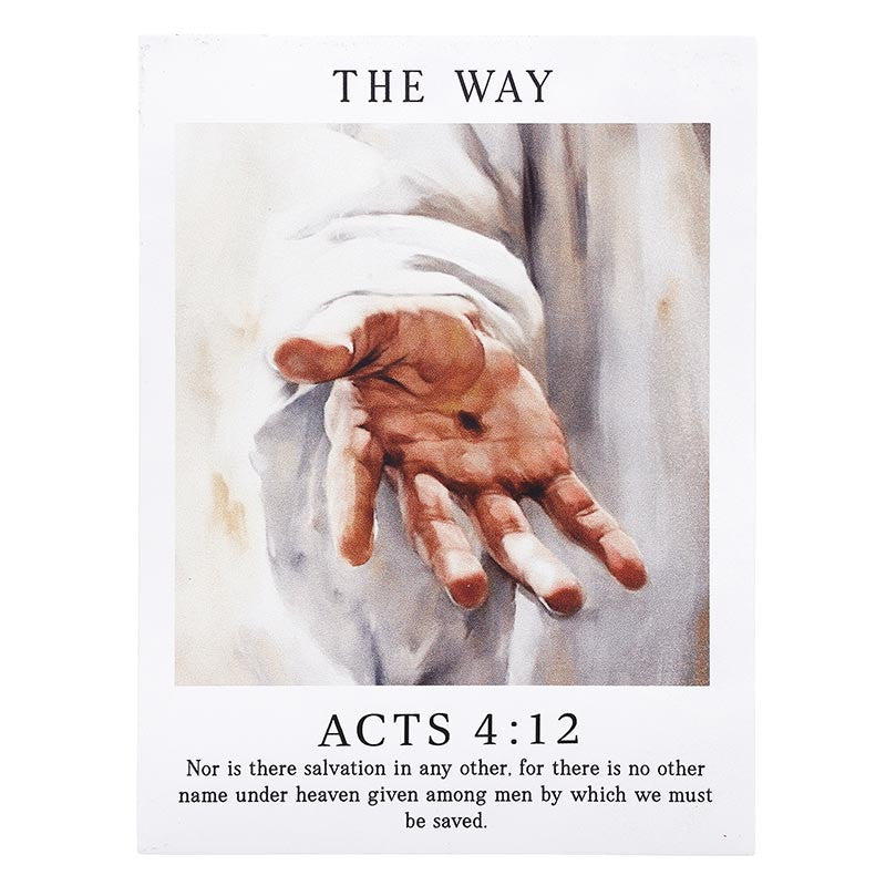 The Way, Truth, Life Easel Block - Acts 4:16